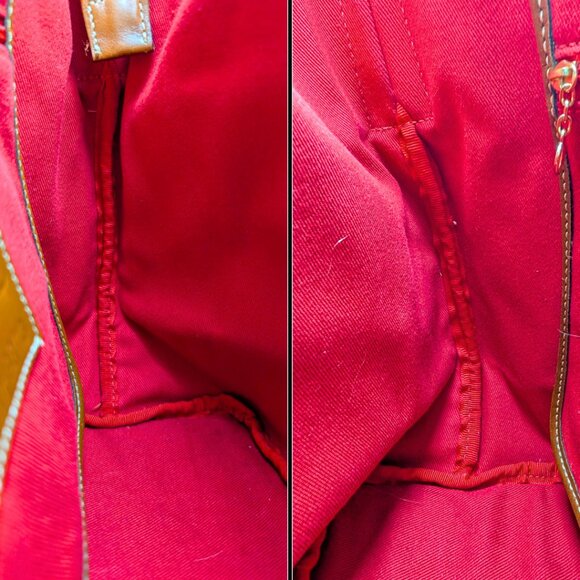 Coach Vintage Ivory Canvas & Brown Leather Hobo Shoulder Bag A2D-9873 - Picture 9 of 11